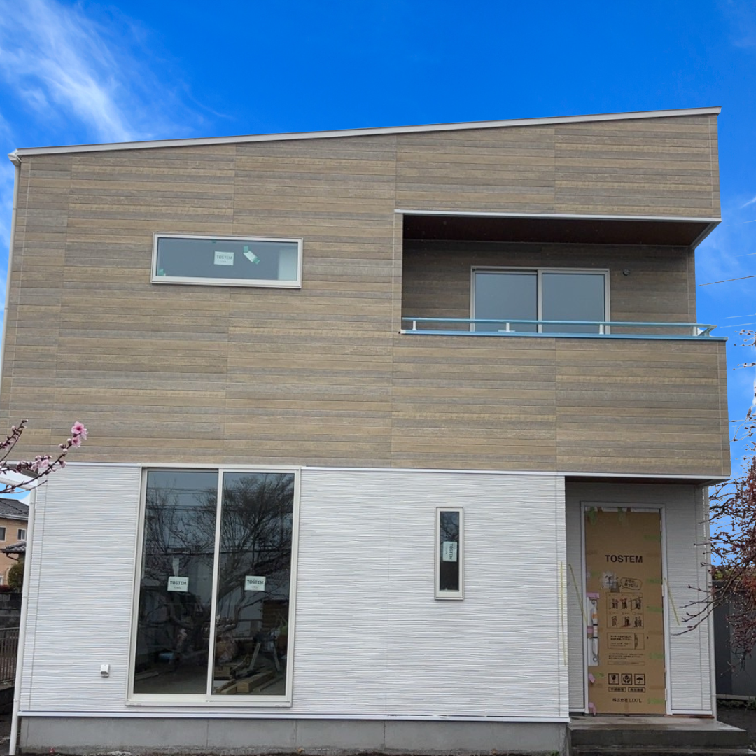 モダンなデザイン　GX志向型住宅　高断熱高気密SW工法